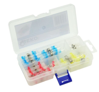 GEKO G03608 Zmršťovacie bužírky trubičky priehľadné 0,25-6mm2 100ks