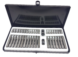 MAR-POL M66410 Bity TORX, IMBUS, SPLINE, kľúče 40ks