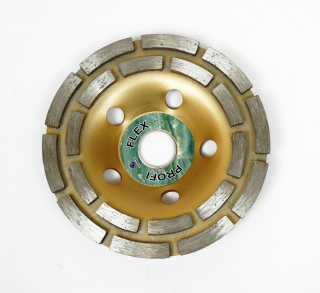 SILVER 10307 DIAMANTOVÝ brúsny KOTÚČ na BETÓN 2x Segment 125mm 10ks