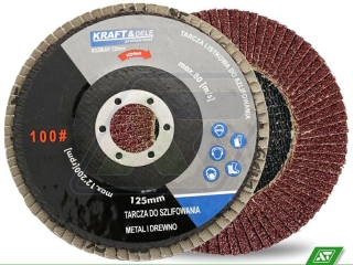 KRAFT&DELE KD968 Brúsny kotúč 125mm na drevo kov P100 10ks 