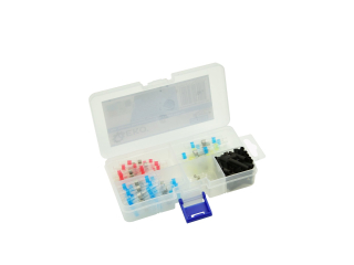 GEKO G03609 Zmršťovacie bužírky hadičky s cínom, rúrky 0,25-6mm2 100ks