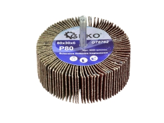 Geko G78762 Brúsny kotúč so stopkou na brúsenie 80x30x6mm 1ks P80