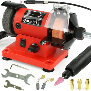 MAR-POL M79208 Elektrická dvojkotúčová brúska 150W 230V