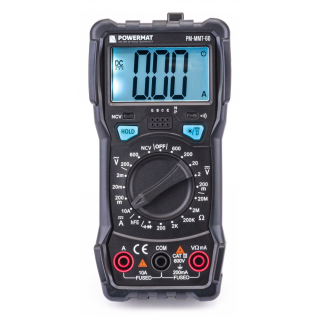 POWERMAT PM-MMT-60 Digitálny multimeter Elektronický 10A merač