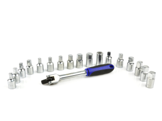 GEKO G02711 Kľúče na olejové zátky 3/8" 18ks