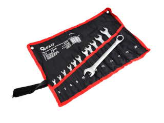 GEKO G11154 Očkoploché kľúče 6-22mm 12ks CRV