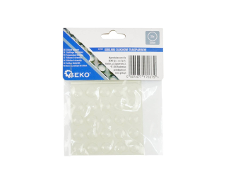 GEKO G29821 Transparentné samolepiace silikónové podložky nárazníky na nábytok 10mm 25ks