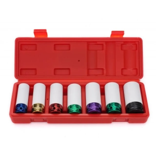 Kraft&Dele KD11752 Nástrčné hlavice kľúče 7 kusov 1/2" L:79 17-27mm